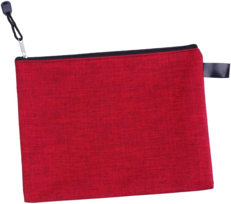 COHEALI 10pcs Oxford Cloth File Bag A4 Portable Waterproof Document Bag Zipper File Pouch Sturdy Document Storage Organizer for Travel School Office Colorful Size 2 - Image 1