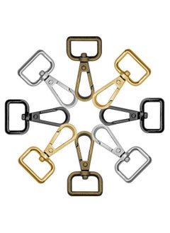 Oubaka 20Pcs 3/4 Inside Diameter D Ring Swivel Lobster Claspmetal Swivel Snap Hook Swivel Clasps Claw Lobster Lanyard Clasp Keychain Clips Hook For Keychain Lanyardjewelrydiy Crafts Supplies  - Image 1