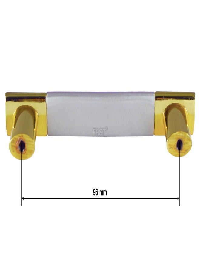 FAST CP33 Gold and Stainless Steel Cabinet Pull Handle for Wardrobe Door & All Other Cabinets Drawer 2pcs (96mm 4inch) - Image 4