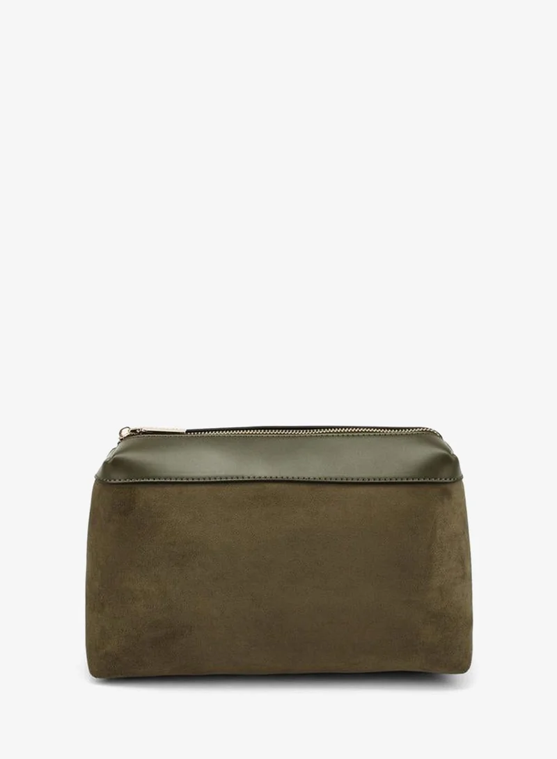 Celeste KHAKI Textured Tote Bag With Pouch for Women | Best Price UAE