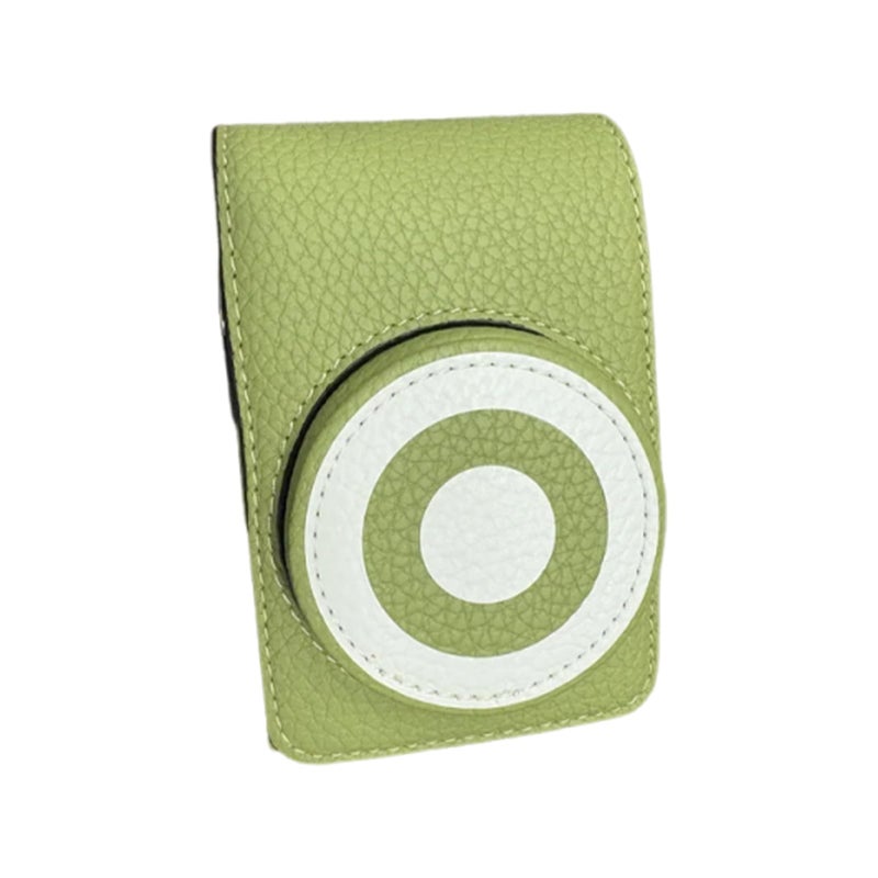 Compact Magnetic Closure Crossbody Camera Bag Adjustable Shoulder Strap For Travel Green - Image 5