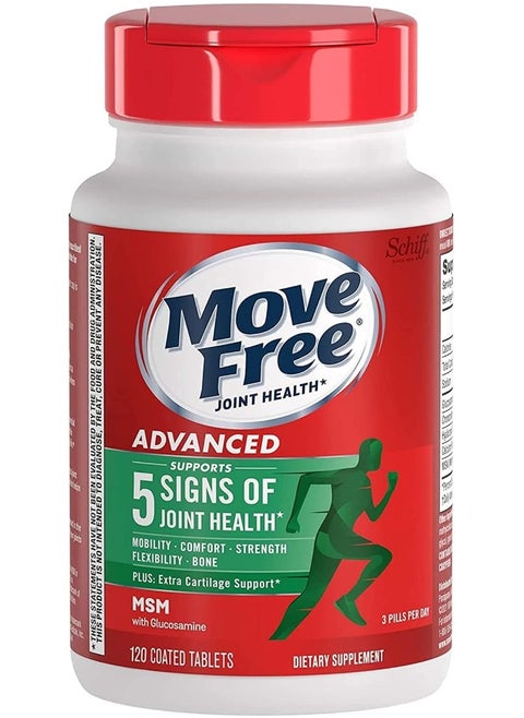 Schiff Move Free Joint Health Glucosamine Chondroitin Plus MSM 120 Tablets