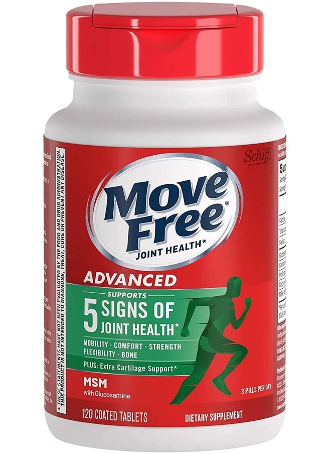 Schiff - Schiff Move Free Joint Health Glucosamine Chondroitin Plus MSM 120 Tablets - Image 1