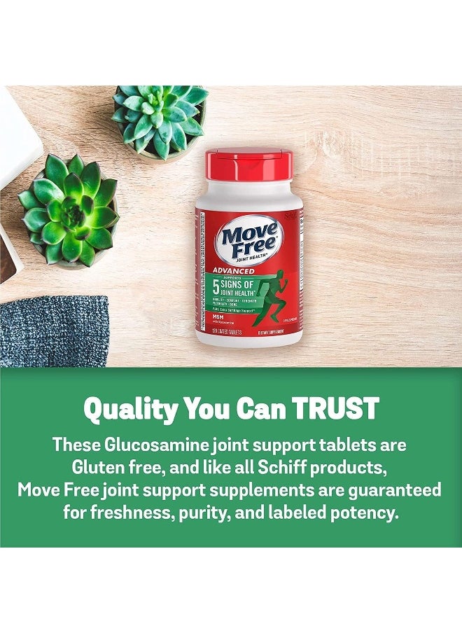 Schiff - Schiff Move Free Joint Health Glucosamine Chondroitin Plus MSM 120 Tablets - Image 1