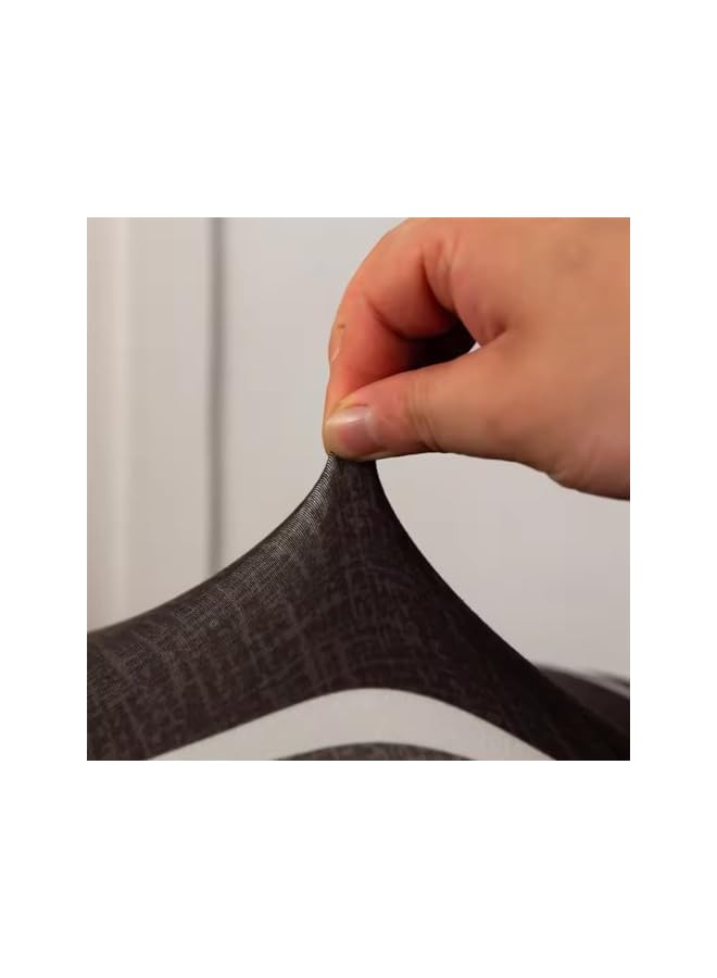 Green Tiger أغطية كراسي لمجموعة طعام من 6، أغطية كراسي مطاطية بتصميم هندسي، أغطية كراسي مطبخ قابلة للغسل من سباندكس، واقي مقعد للمنزل أو الحفلات، 6 قطع، بخط ذهبي - Image 5