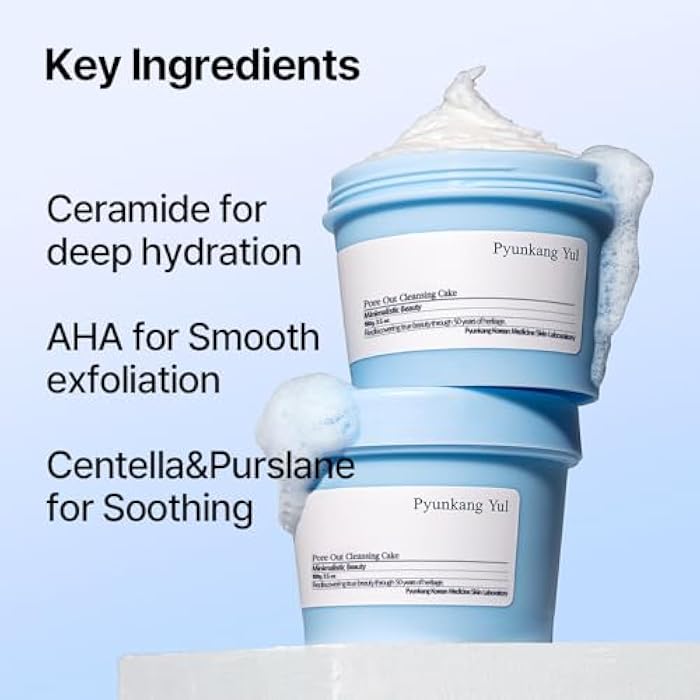 Pyunkang Yul PKY Pore Out Faicial Cleanser, Sticky Clay absorbs impurities & Makeup, Deep Pore Cleansing with Moisture (3.38 Fl. Oz, 100g) - Image 5