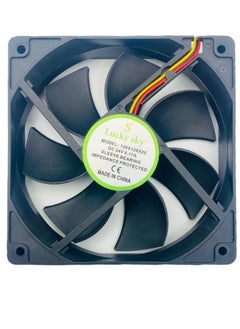 Lucky Sky Fan 120x120x25mm 24cm 120mm Computer Case Fan DC 24V Cooling Fan for Computer case 3Pin 3 Wire.