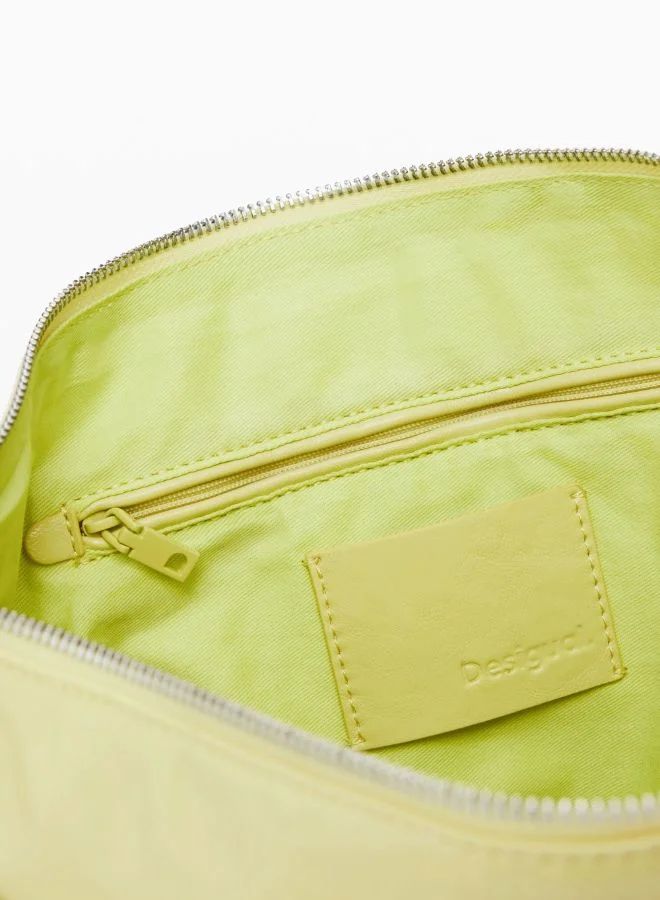 DESIGUAL Medium shiny bow bag