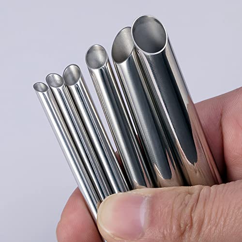 DJCIW 00G Receiving Tubes for Piercing Needles, 316L Surgical Stainless Steel Holding Piercing Tool for Ear Nose Septum Belly Cartilage Daith Rook Piercing (10mm) - Image 4