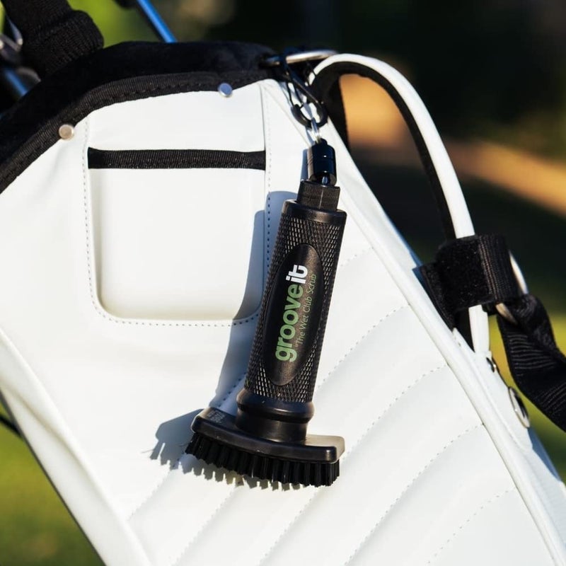Grooveit "The Wet Club Scrub Golf Water Brush - 3 Year Warranty - Anti-Leak Design - Magnetic Brush with Nylon-Bristle Head - Patented Pump for Easy Cleaning - Wide Cleaning Coverage - Long Lasting - Image 4