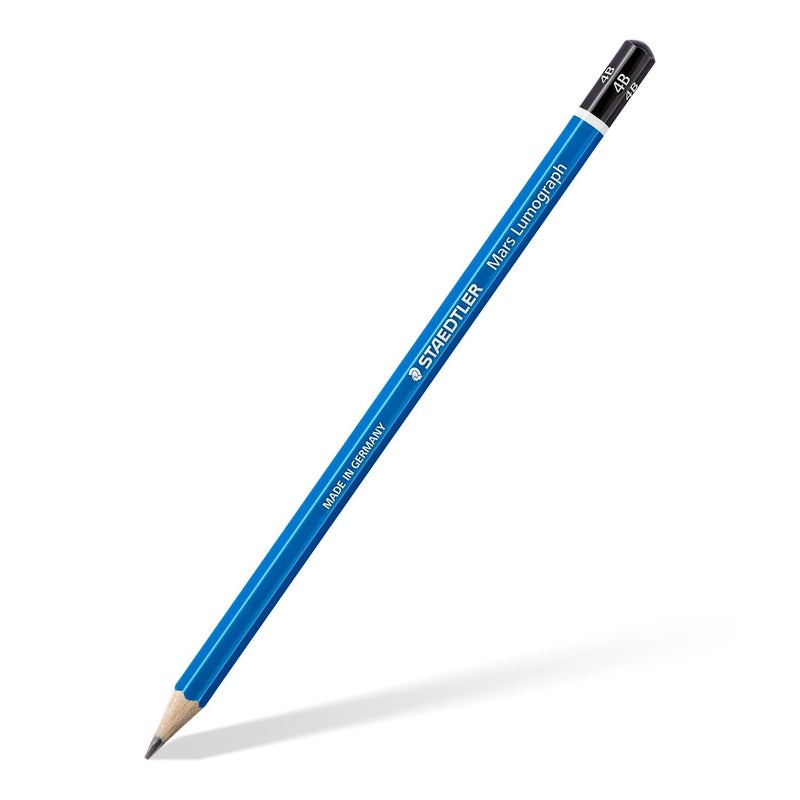 STAEDTLER Staedtler Mars Lumograph 100 4B Pencil Pack Of 12 - Image 2