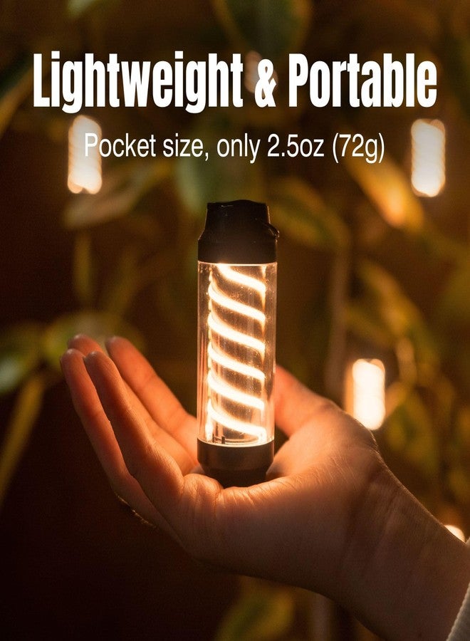 Raddy CL-1 Portable Rechargeable Flashlight with 7 Light Modes, IPX6 Waterproof, Carabiner and Stand, for Hiking, Fishing, Emergency, Power Outage - Image 4