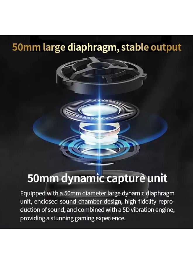 Joshberg G3000 RGB Gaming Headset 7.1 Surround Sound Noise Canceling Mic,PC,Mobile - Image 4