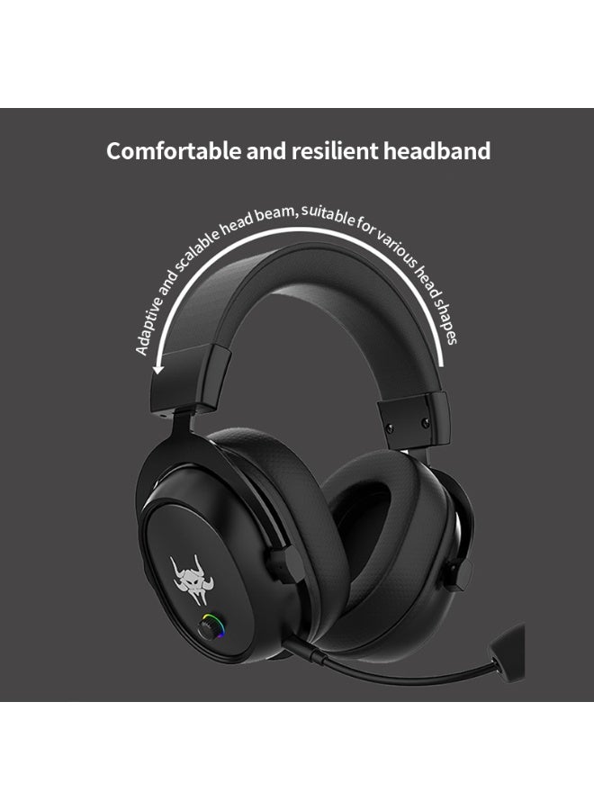 Joshberg G3000 RGB Gaming Headset 7.1 Surround Sound Noise Canceling Mic,PC,Mobile - Image 5