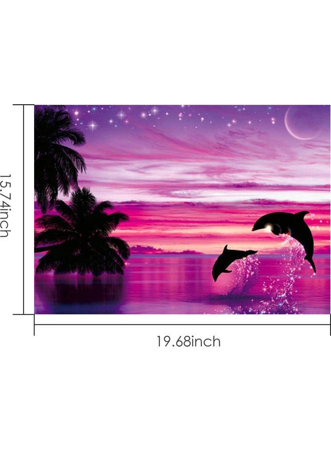 نيبمينينت لوحة زيتية على قماش الكنفاس مرسومة باليد ديكور لحائط المنزل يمكنك تلوينها بنفسك حسب الأرقام متعدد الألوان 16x20بوصة - Image 4