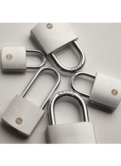 Yale Dmu Chrome Plated Padlock 60 mm Two Way Silver - White 1 Piece  - Image 5