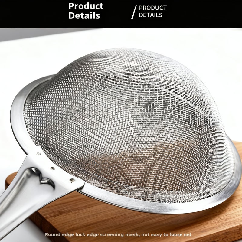 Stainless Steel Small Skimmer Ladle For Kitchen Filtering Soybean Milk Juice - Image 1