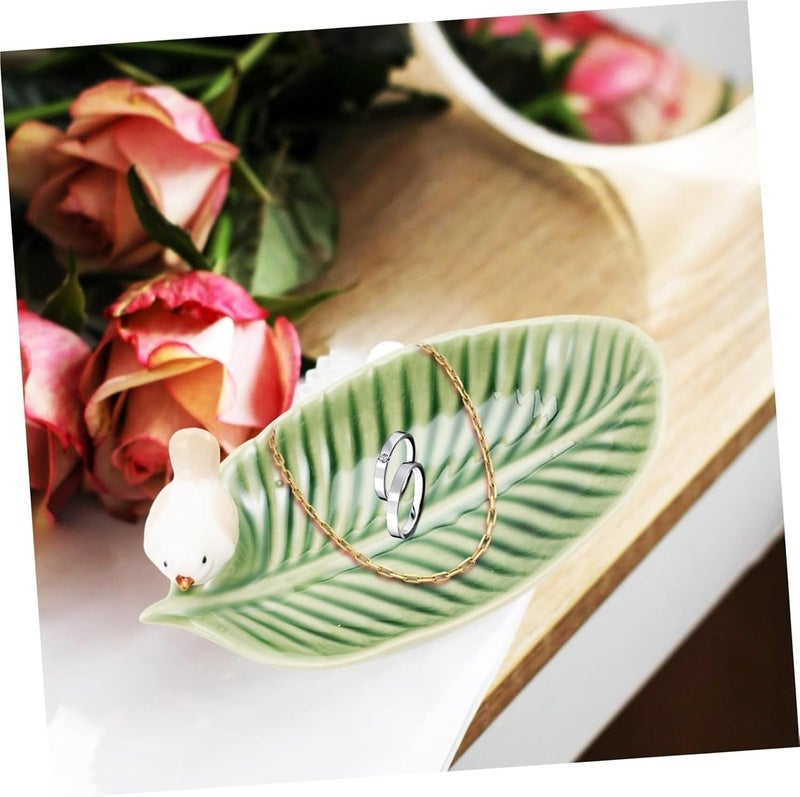 Ceramic Bird Fruit Dessert Plate Multi-Functional Feeding Tray - Image 4