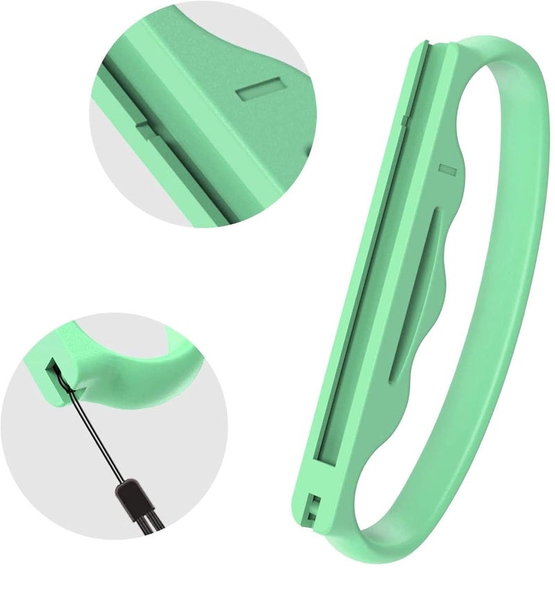FANPL Fitness Boxing Hand Grips for Nintendo Switch & OLED Model JoyCon, Fit Boxing Clasp Accessories Handle for Adults and Children, Enhance Gaming Experience, 2 Pack (Animal Crossing Blue and Green) - Image 4
