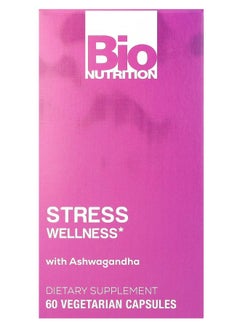 Stress Wellness With Ashwagandha 60 Vegetarian Capsules