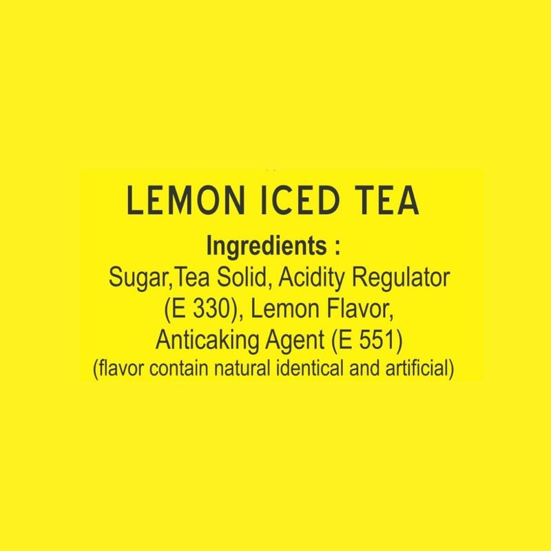 FRESKIM Lemon Ice Tea Premix I Lemon Ice Tea Sachet I Just Added Chilled Water I 10 Nos. I 300 GM (30gm*10 sachet) - Image 3
