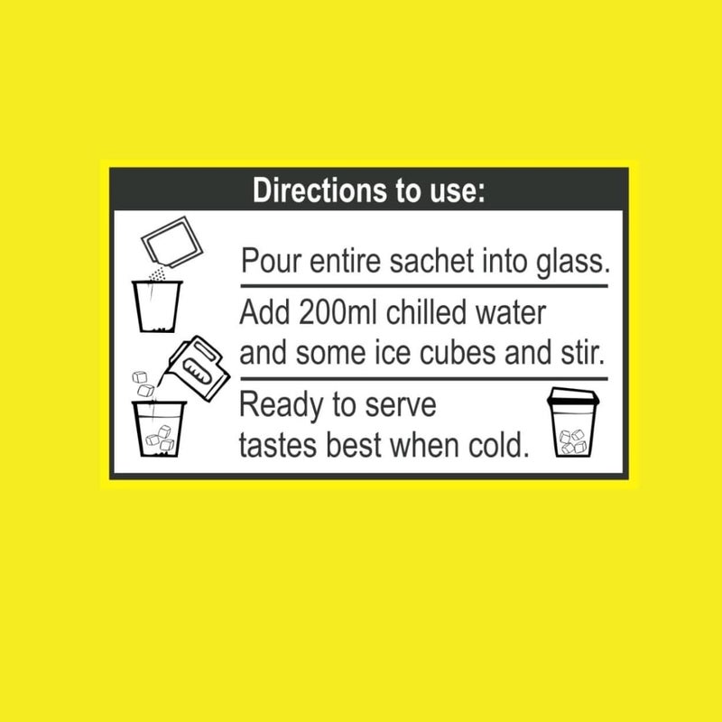 FRESKIM Lemon Ice Tea Premix I Lemon Ice Tea Sachet I Just Added Chilled Water I 10 Nos. I 300 GM (30gm*10 sachet) - Image 5