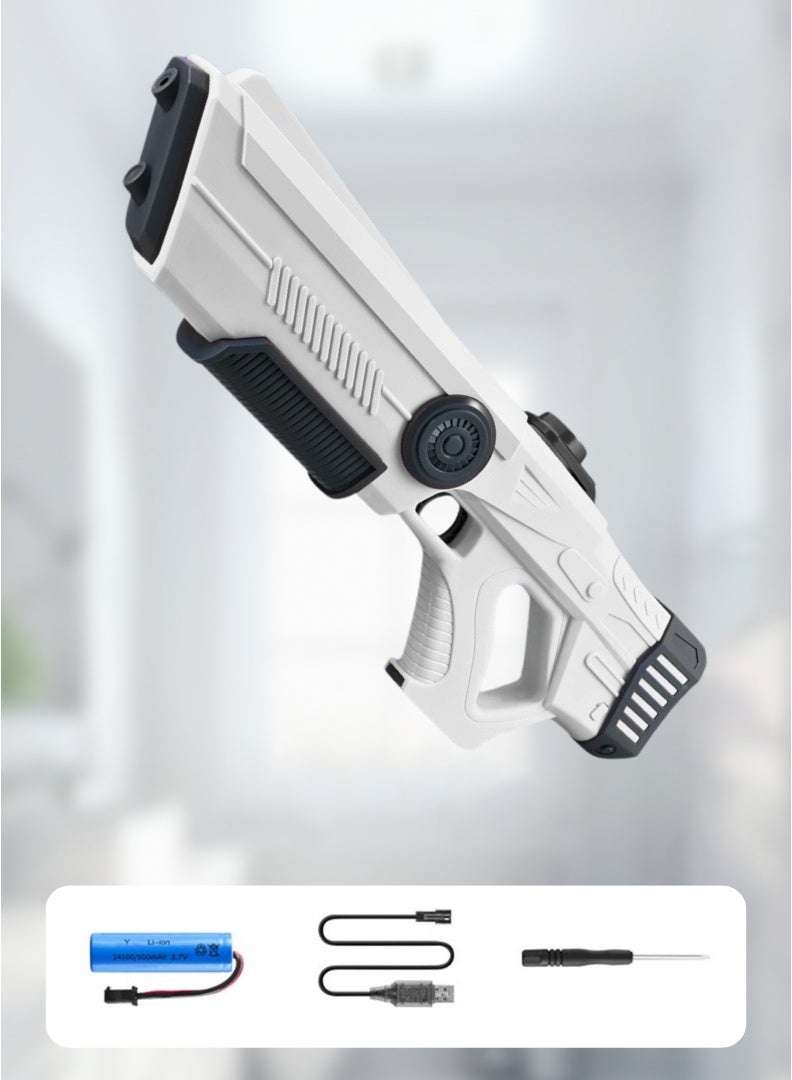 Electric Water Gun – Automatic Absorption, One-Click Shooting, Ultra-Long Range Blaster | White - Image 5