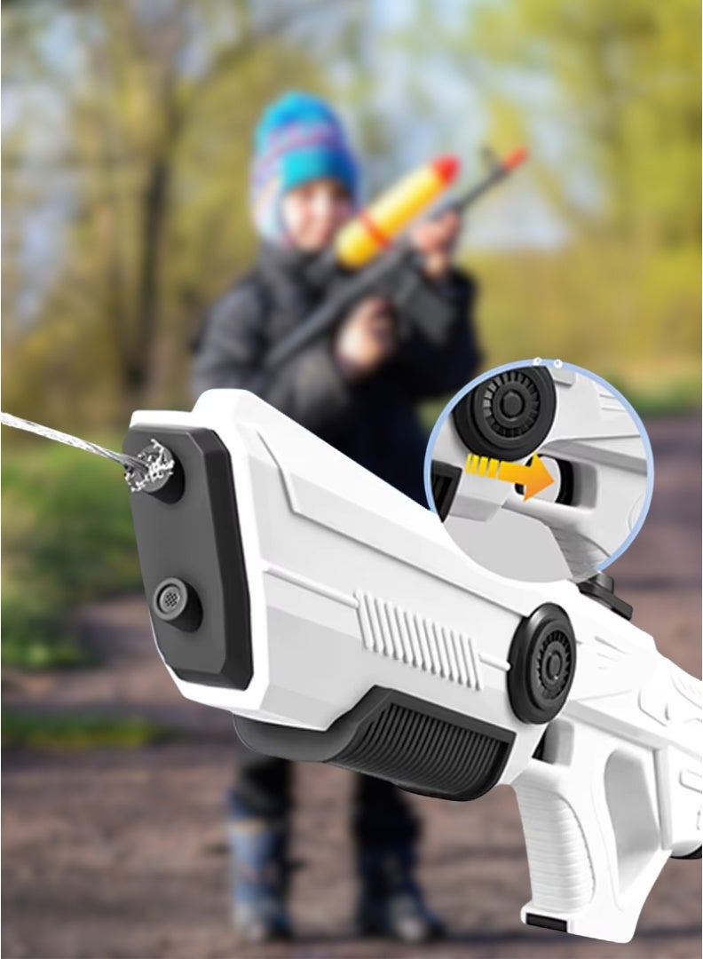 Electric Water Gun – Automatic Absorption, One-Click Shooting, Ultra-Long Range Blaster | White - Image 2