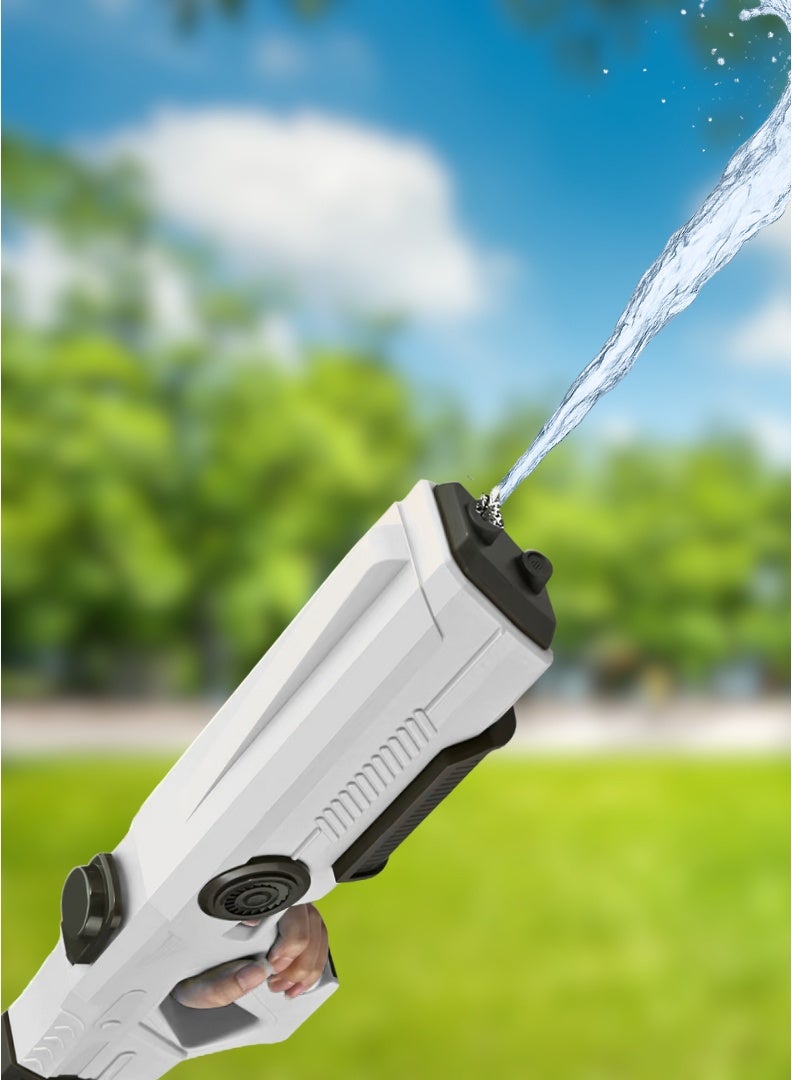 Electric Water Gun – Automatic Absorption, One-Click Shooting, Ultra-Long Range Blaster | White - Image 4