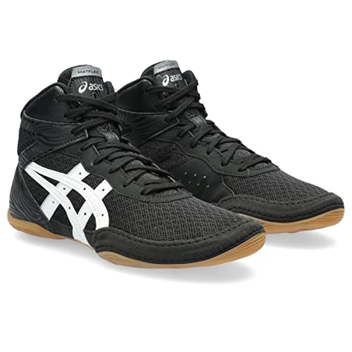 ASICS Kids Matflex 7 Grade School Wrestling Shoes K10 BlackWhite - Image 3