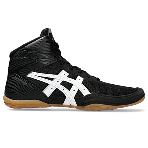 ASICS Kids Matflex 7 Grade School Wrestling Shoes K10 BlackWhite - Image 1