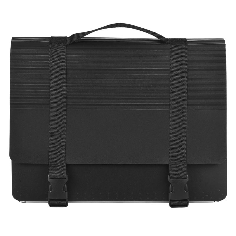 Accordian File Folder Organizer with Handle 24 Pockets Expanding File Case A4 Letter Size Document Organizer Rainbow Color for Home Office School Paperwork Paper Keeper Invoice Receipt Bill Document - Image 2