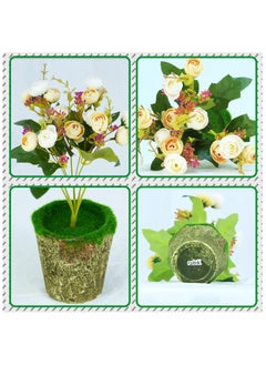 Artificial Flowers Potted Plant for Indoor Outdoor Office Home Garden Party Decoration (30cm, Cream) - pzsku/Z4C0E53B63C2FC8FAA8C8Z/45/_/1706686817/950c2a97-03b0-4b32-b092-2c7daa9b03ec