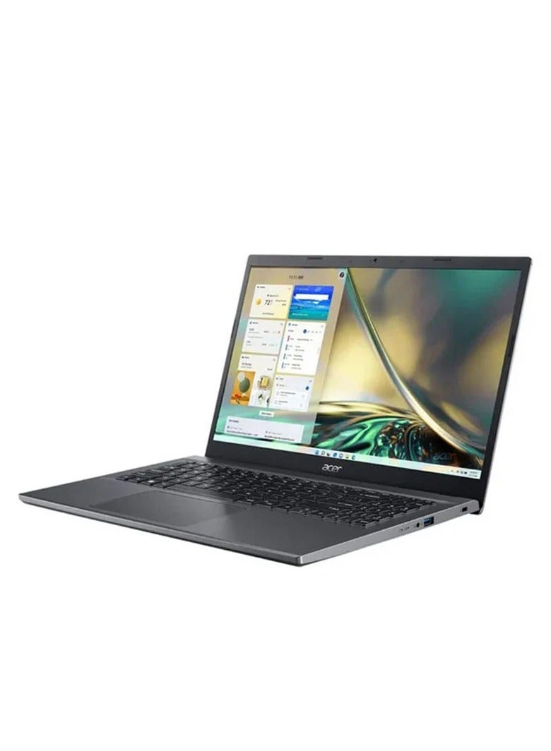 أيسر أسپاير 5 A515 إنتل كور i5-1235U، 8 جيجابايت رام، 512 جيجابايت SSD M.2، NVIDIA GeForce RTX 2050 4 جيجابايت DDR6 رسومات، شاشة 15.6 بوصة بدقة Full HD 1920x1080، IPS - فري دوس - رمادي فولاذي - Image 4