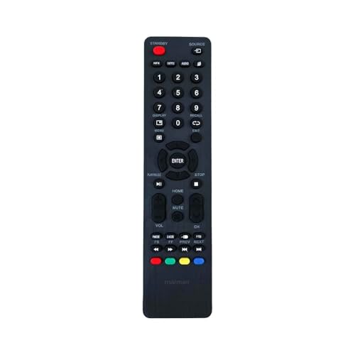 marman® Compatible with Impex Tv Remote Control Suitable for LED LCD Television Without Voice Command Plug and Play Control - Match Exactly with Existing Remote Key by Key for Better Performance - Image 1