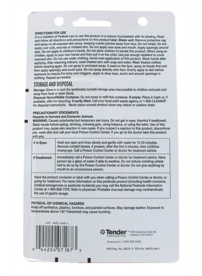 Ben's طارد الحشرات والقراد 30% ديت، برتقالي، 3.4 أونصة (عبوتان) - Image 3