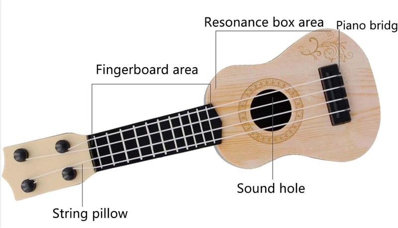klarako 𝐂𝐡𝐢𝐥𝐝𝐫𝐞𝐧 𝐔𝐤𝐮𝐥𝐞𝐥𝐞 𝐌𝐮𝐬𝐢𝐜𝐚𝐥 𝐆𝐮𝐢𝐭𝐚𝐫 for 𝐊𝐢𝐝𝐬, Classical 4 Strings 𝐄𝐝𝐮𝐜𝐚𝐭𝐢𝐨𝐧𝐚𝐥 Cultivate Interest in 𝐌𝐮𝐬𝐢𝐜 Gift Toys (A) - Image 2