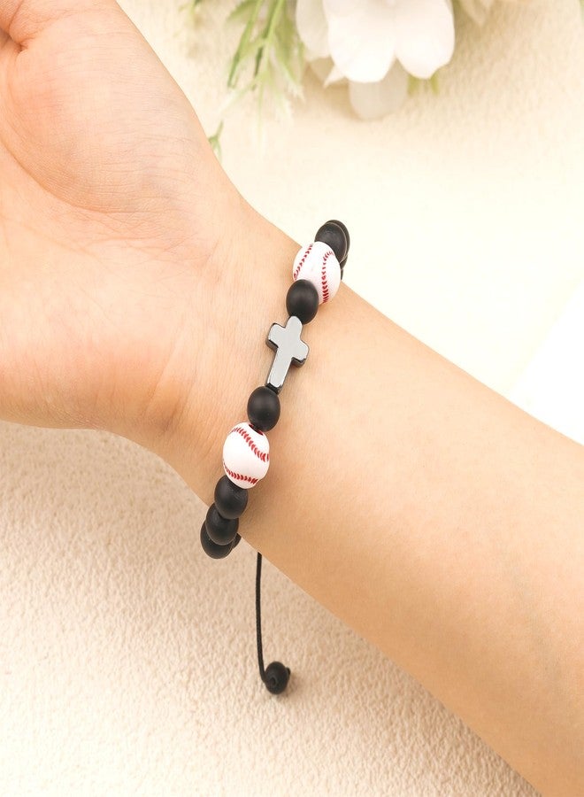 CXLDTE Baseball Bracelet Gifts for Boys 8-12 Who Loves Baseball Players Birthday Accessories Stuff Valentine's Day Easter Basket Stuffers Baptism Christmas Stocking Stuffers Gifts for Teenage Teen Boys Teens - Image 2