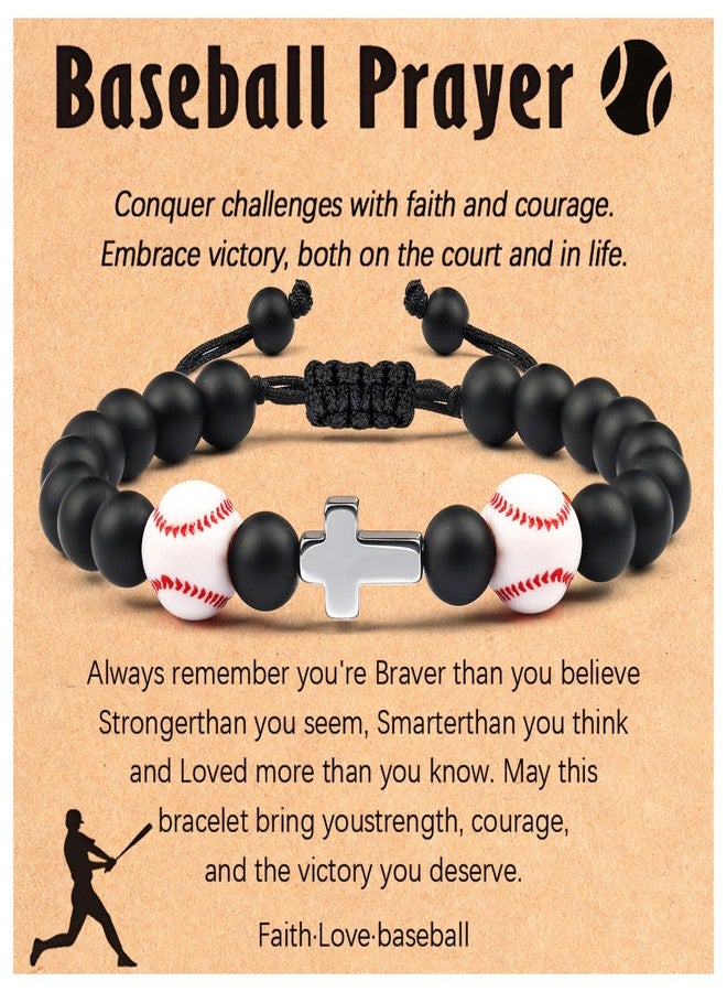 CXLDTE Baseball Bracelet Gifts for Boys 8-12 Who Loves Baseball Players Birthday Accessories Stuff Valentine's Day Easter Basket Stuffers Baptism Christmas Stocking Stuffers Gifts for Teenage Teen Boys Teens - Image 1