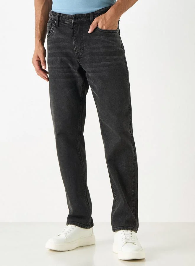 Lee Cooper Lee Cooper Straight Cut Jeans with Pockets