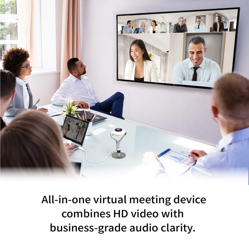 j5create 360 Degree All Around Meeting Webcam - 1080P HD Video Conference Camera with High Fidelity Microphone, USB-C | for Video Conferencing, Online Classes, and Collaboration (JVCU360) - Image 3