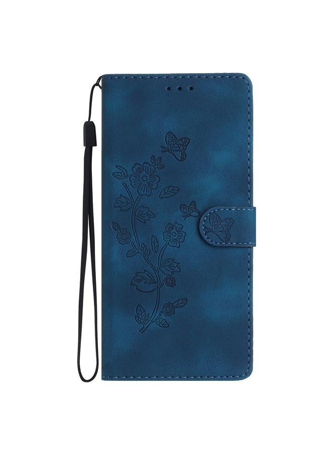 اس-توب جراب هاتف Huawei P30 Pro من الجلد بنقشة زهور الفراشة - Image 2