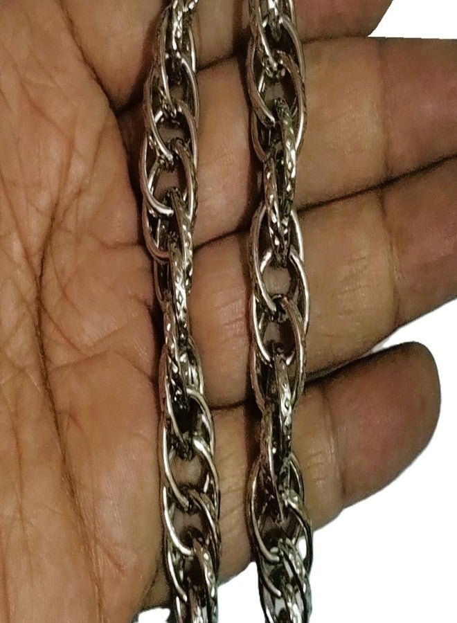 DeLegarde Stainless Steel Chain Necklace, 34 Inch, Polished Metal Chain Design, Unisex, Large - Image 5