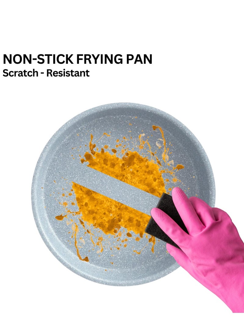 Dorsch Danish Design Non-Stick Round Pan - Ceramic Coating, PTFE Free, TUV Tested, Oven Safe, High-Grade Aluminum, Scratch Resistant, Easy to Clean, Durable, Eco-Friendly, PFOA Free, Heat Resistant (28 CM) - Image 4