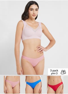 3 Pack Seamless Thong