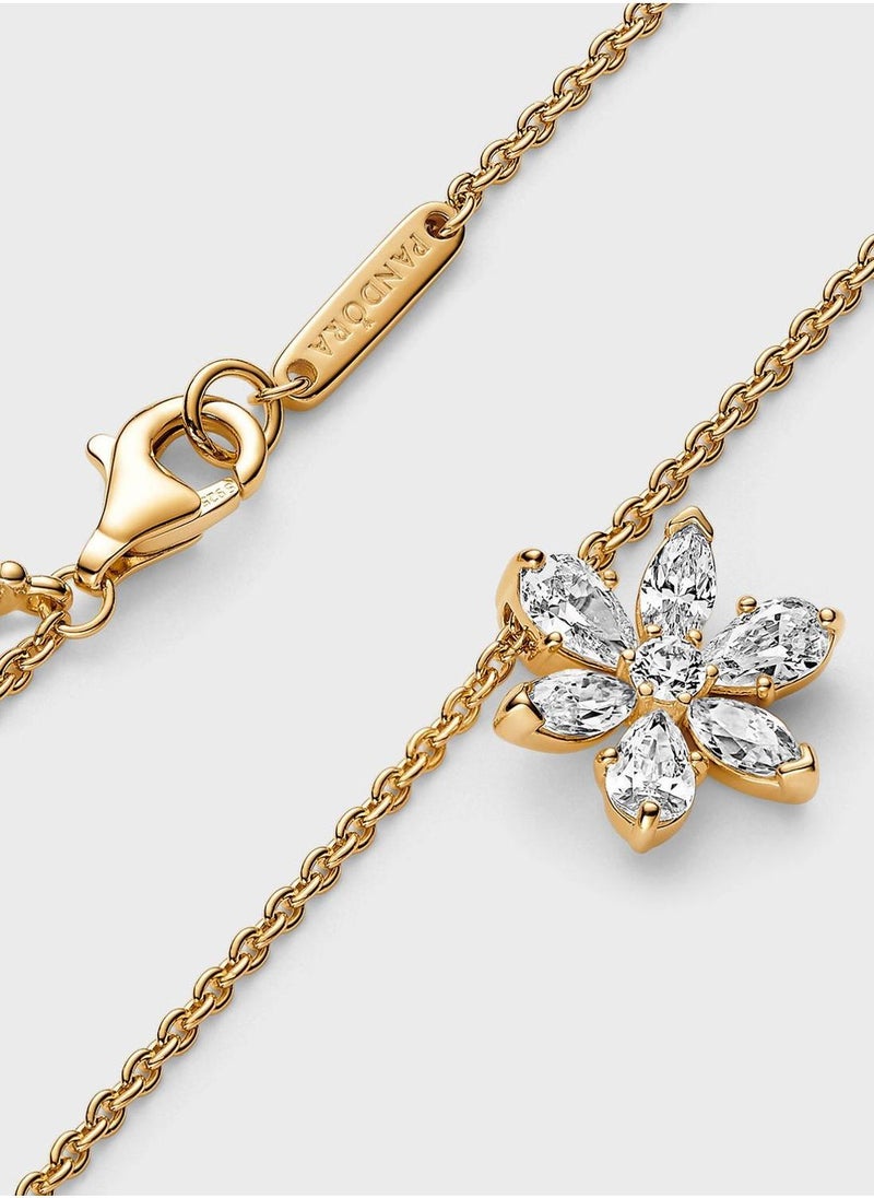 PANDORA Sparkling Herbarium Cluster Pendant Necklace  - Image 3