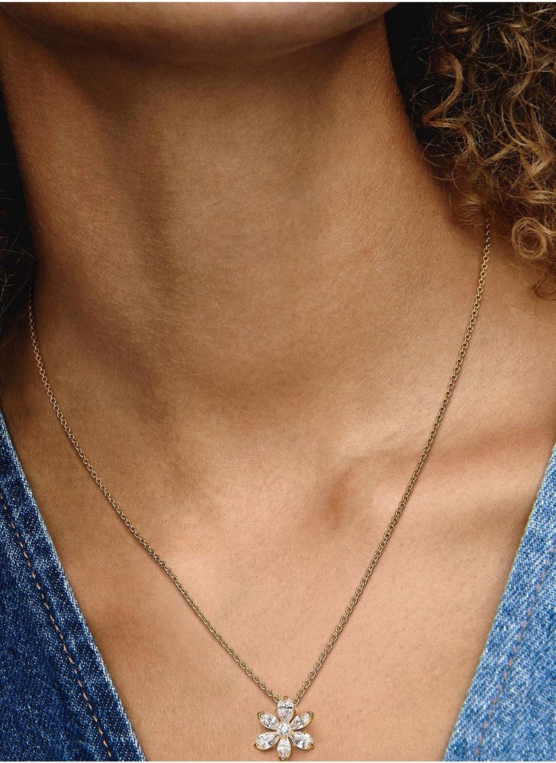 PANDORA Sparkling Herbarium Cluster Pendant Necklace  - Image 4