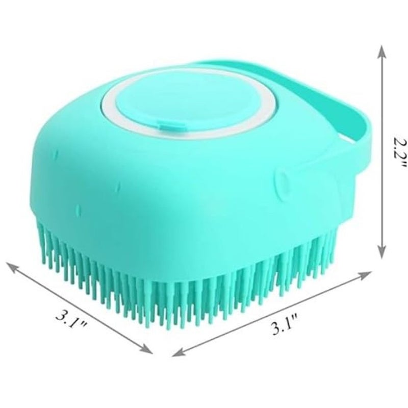 ALKAYAN Silicone Bath Loofah with Reservoir, Massage Brush Exfoliating Bath and Showe... - Image 5