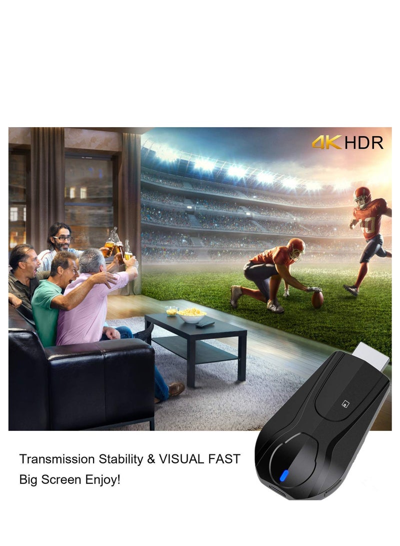 SYOSI Wireless Display Dongle 2.4G WiFi Portable Display Receiver 1080P HDMI Screen Mirroring Compatible with Phone to TV Projector Support fot M-iracast Airplay DLNA - Image 3