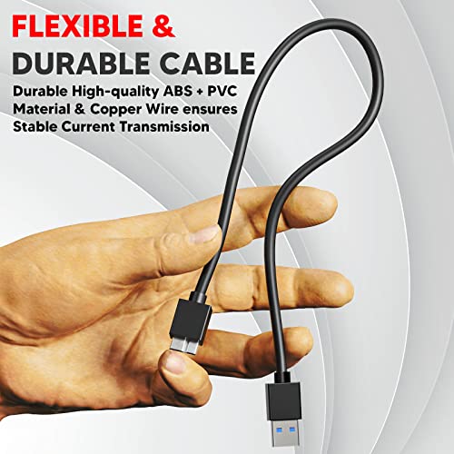ls lapster Lapster USB 3.0 A to Micro B SuperSpeed for hard disk cable - short cable - Image 2